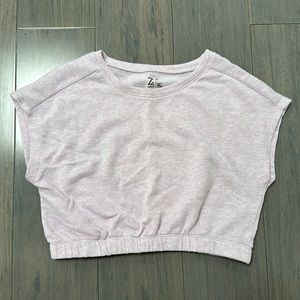 🌺 Zella Purple Crop Top Size Small